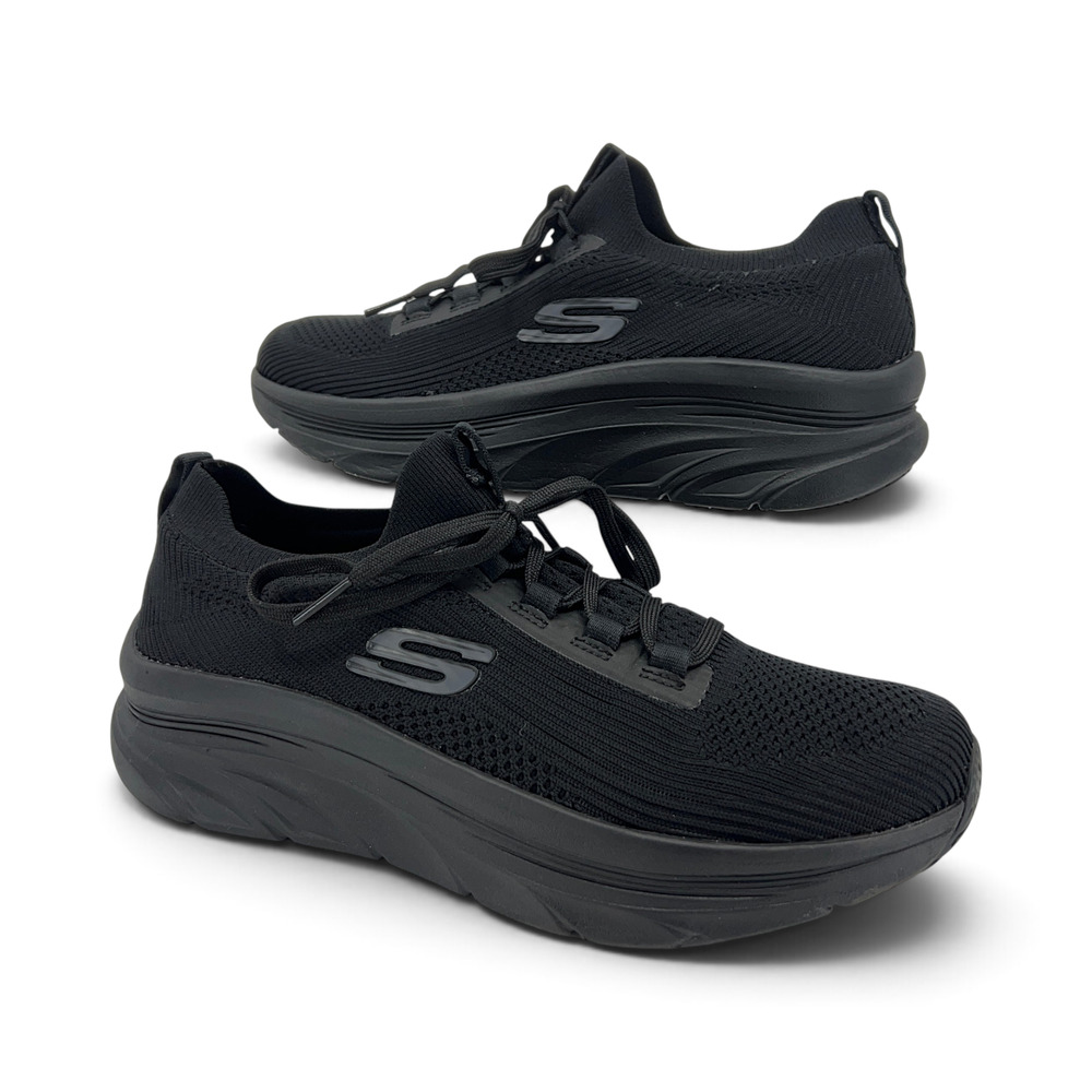Skechers Women's US 8.5 D'Lux Walker SR Ozema Black Athletic Shoes